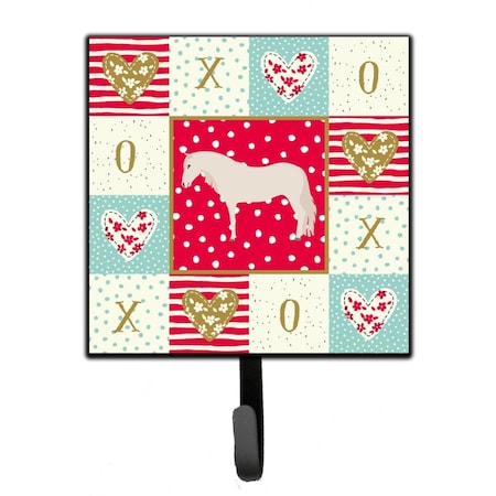 Carolines Treasures 4.25 x 1 x 7 in. Paso Fino Horse Love Leash or Key Holder CK5332SH4